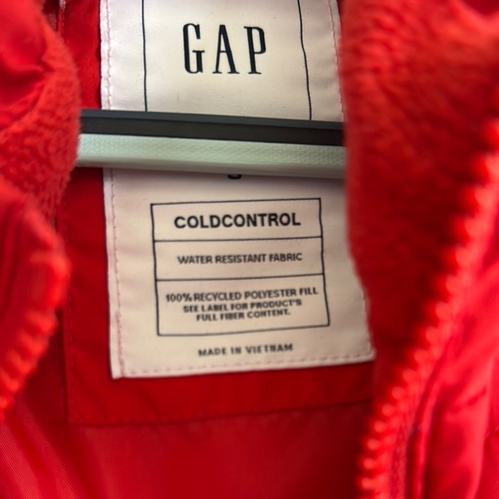 Red Quilted Vest - Picture 3 of 3